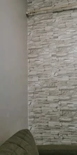6M sala de estar cocina baño adhesivo impermeable para pared decoración del hogar extraíble vinilo de PVC de piedra de ladrillo Auto adhesivo papel pintado