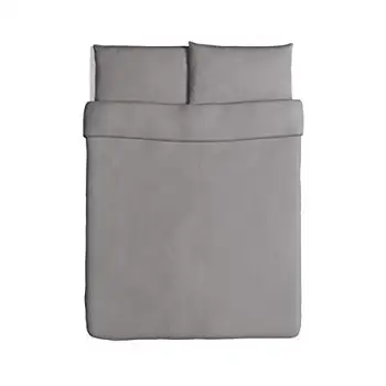 

Angslilja Full/Queen duvet cover and pillowcases gray 903.186.45