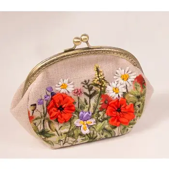 

8524 set for sewing and embroidering clutch 'матренин posad' 'fragrance letter', 20*15 cm