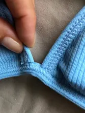 Microbikini brasileño con tanga de mujer, traje de baño liso blanco y negro con tanga y copa pequeña, bikinis sexis de talle alto para playa y piscina de mujer