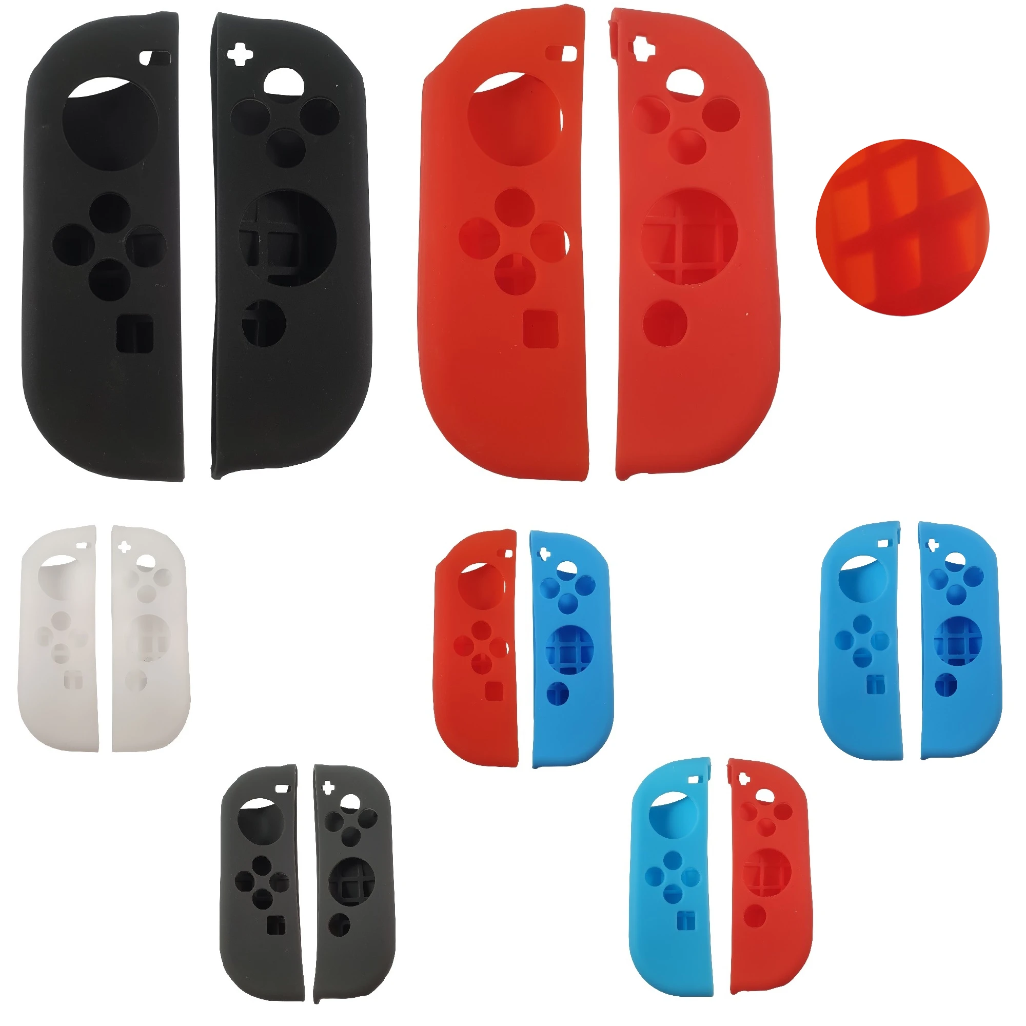 Силиконовые чехлы для контроллеров Ludostreet Nunchaku Nintendo Switch | Электроника
