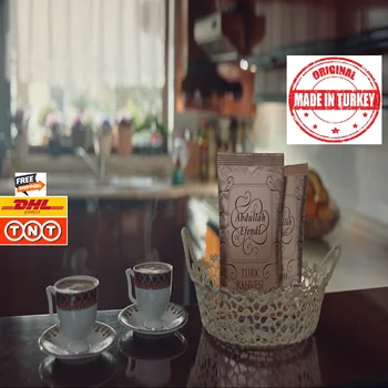 

TURKISH COFFEE 4x100 Gr. ROASTED PURE GROUND %100 DELICIOUS & FRESH TURKISH COFFEE ABDULLAH EFENDI FREE DHL/TNT EXPRESS SHIPPING
