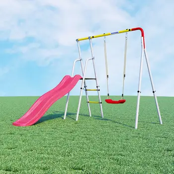 

Children's sports complex for cottages Romana summer (with plastic swings)