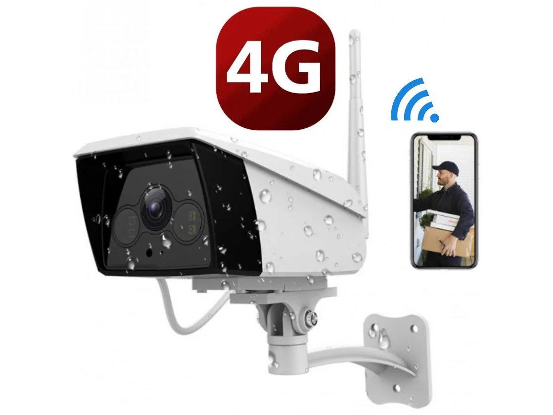 CCTV camera IP 4G Wi-Fi outdoor weatherproof ebitcam ebo2, 4MP, microSD -  AliExpress