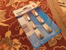 Key-Adhesive Robe Hanging-Hooks Wall-Hanger Bathroom Stainless-Steel Kitchen Bag 