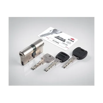 

CISA Astral cylinder shaped T/PL 0A3S1-18-0-12-CL mm.80 C nickel-plated brass with 3 keys