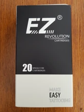 EZ-cartucho de Agujas para tatuaje Revolution, delineador redondo #10 (aguja de 0,30mm) RC1003RL RC1005RLRC1007RL RC1009RL RC1014RL 20 unids/lote