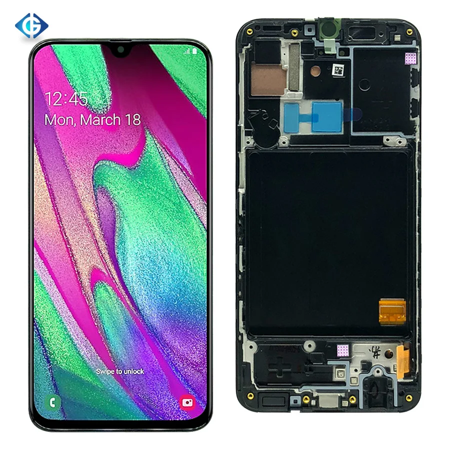 5," ЖК-дисплей для samsung Galaxy A40 A405 A405F A405FN/DS ЖК-дисплей сенсорный экран с рамкой дигитайзер в сборе для samsung a40