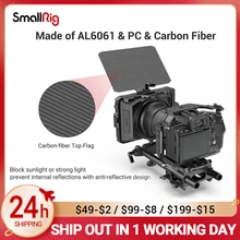 

SmallRig Lightweight Clamp-On Matte Box for Mirrorless DSLR Cameras with Carbon Fiber Top Flag and 67/ 72/77/82/114mm Lens 2660