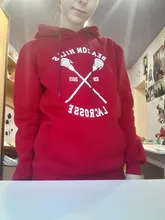 Sudadera con capucha de Teen Wolf para hombre y mujer, ropa deportiva unisex con estampado de Lacrosse y McCall 11, Stilinski 24 y Lahey 14, jersey de chándal de la serie de anime disponible en color rojo
