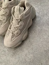 Xpay-Zapatillas De correr Air 350 para Mujer, Zapatos transpirables De ratón del desierto 500 YY 700, sombra De sal, visión suave, color blanco y negro