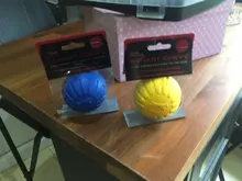 1 pcs EVA Dog Ball Toy Pet Bite Resistant Chew Toys Pets Interactive Balls Dog Toys