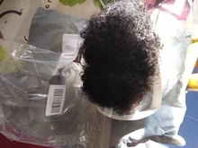 Cola de Caballo rizada Afro Puff, 100%, coleta de pelo humano brasileño con cordón con Clps para mujeres, negro Natural #2 #4, marrón
