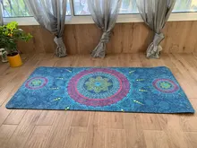 Esteras gruesas de TPE/ante para yoga, Esterilla de entrenamiento de silicona para Ejercicio físico, absorbe el sudor, 6mm