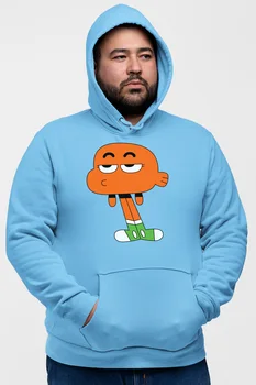 

Angemiel Wear VAE Sıkkın Darwin Blue Men 'S Hooded Sweatshirt