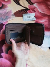 Billetera de cuero de los hombres casuales cremallera hombres carteras tarjeta titular de la cartera de hombre de cuero sintético cartera monedero cartera hombre