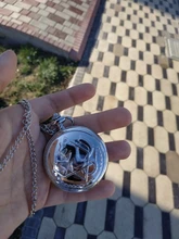 Reloj de bolsillo Vintage para Cosplay, con colgante de collar de cadena, regalo de Anime para niños, Fob, de bolsillo