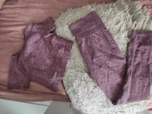 Traje deportivo Vital sin costuras de 2 piezas, Top corto de manga corta para Fitness, Leggings de cintura alta sin costuras para mujer, ropa de entrenamiento para gimnasio, conjunto de Yoga