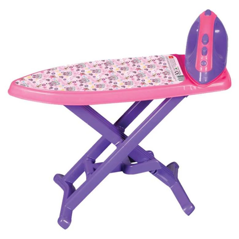 Ironing Toy Iron Table Set Board Plastic Girls Kids Furniture Game Play