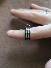 MeMolissa hombre anillo bombero de acero inoxidable delgada azul anillo de línea de calidad superior rojo anillo de línea anillos drop shipping