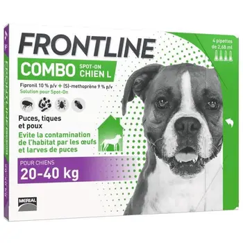 

FRONTLINE Dog Combo - 20-40kg - 4 pipettes