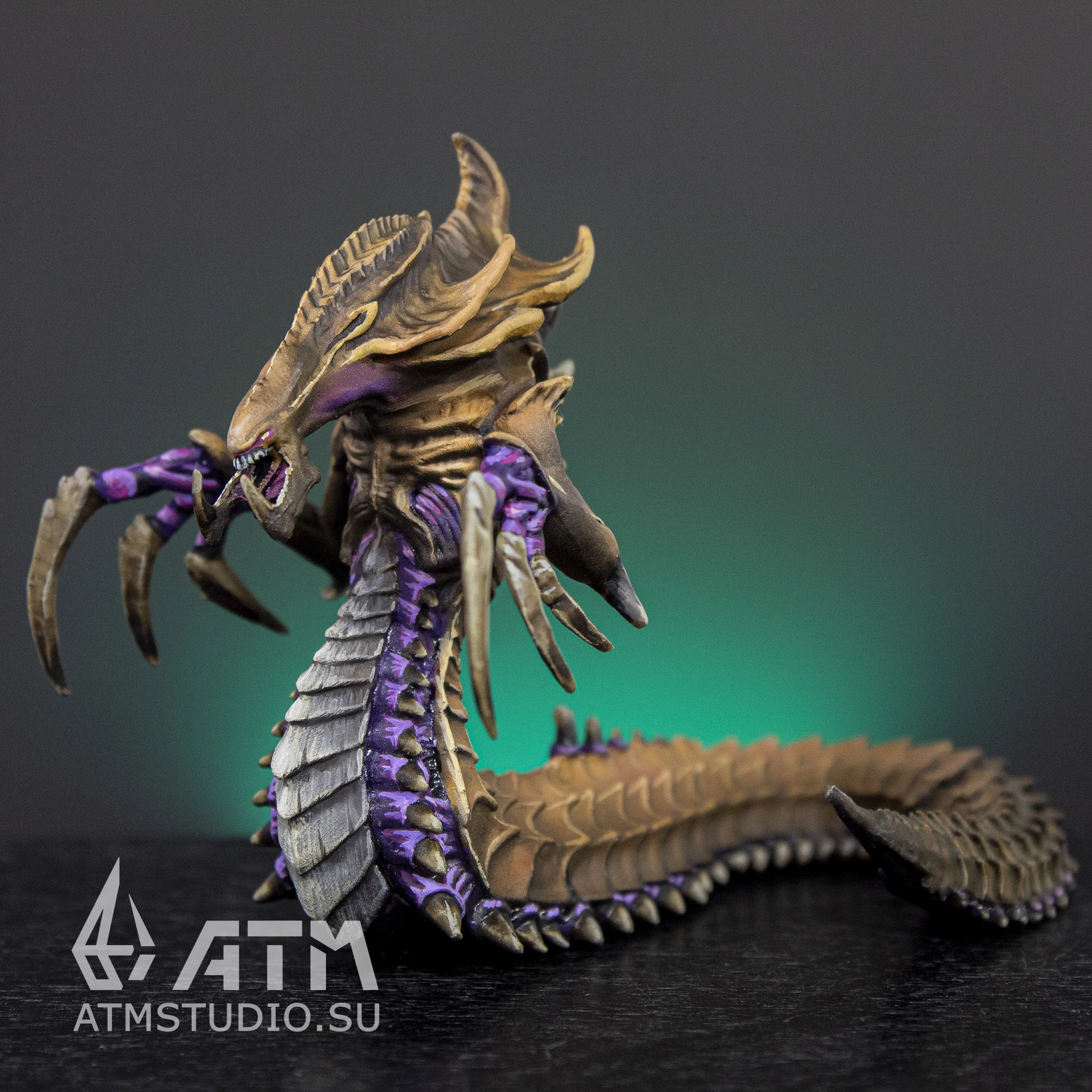Гидралиск зерг коллекционная роспись / Hydralisk zerg collector's paint [StarCraft] миниатюра miniature