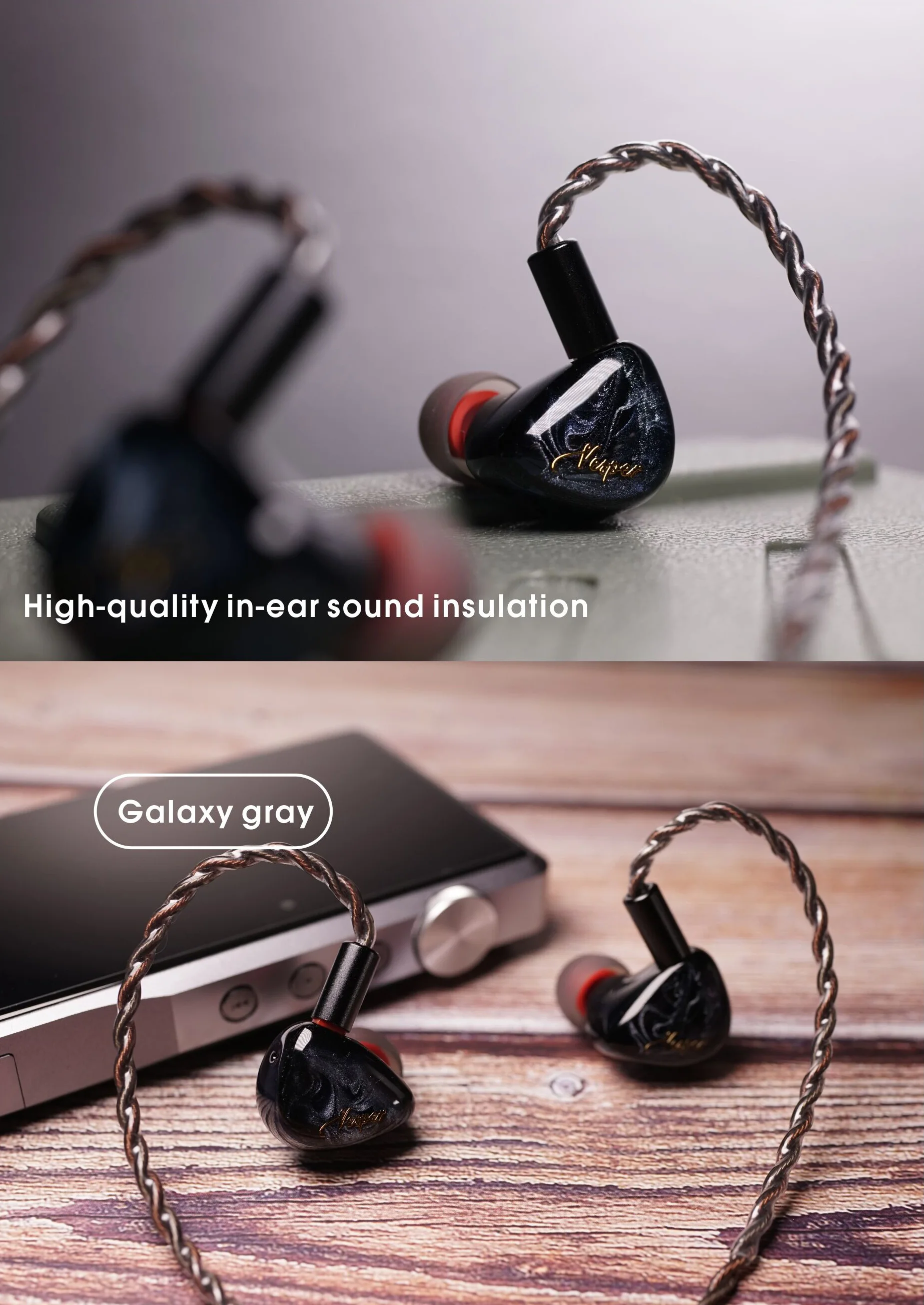 AK QOA Vesper 1BA+1DD Hybrid Driver In Ear
