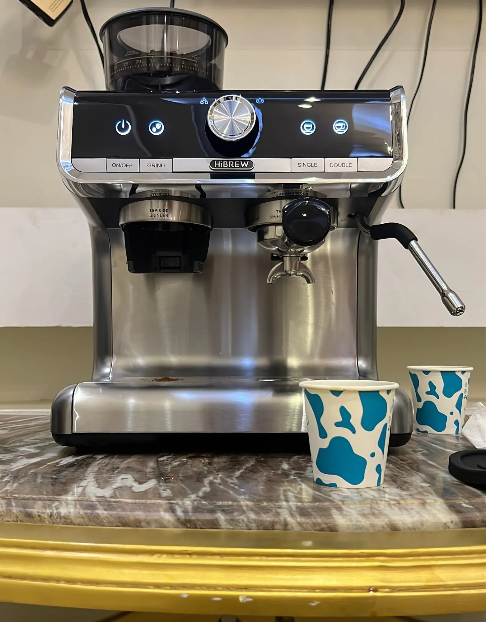 HIBREW CAFETERA 20 bar coffee machine