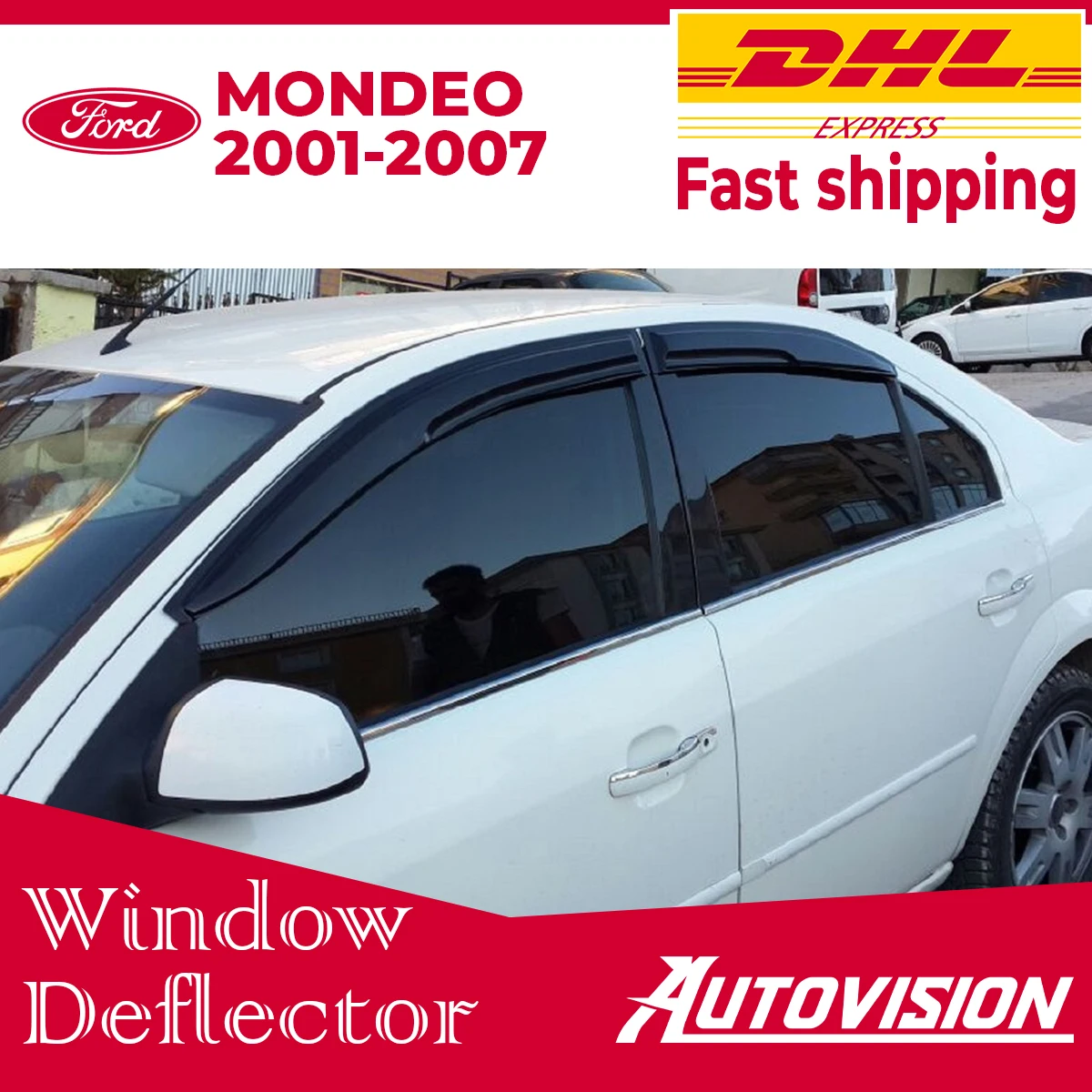 Car Window Accessories For Ford Mondeo Mk3 2001 2002 2003 2004 2005