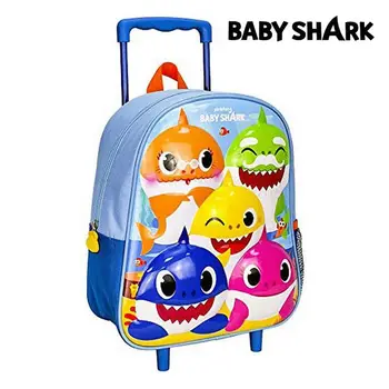 

3D School Bag with Wheels Baby Shark (26 x 31 x 10 cm)