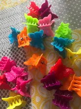 Pinzas para el pelo de mariposa de colores variados, pasadores de agarre, Mini abrazaderas de mandíbula, tocado con horquillas, herramienta de Accesorios para peinados, 20/50