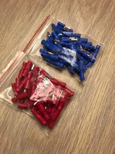 Audio Wiring Female and Male Insulated Electric Connector Crimp Bullet Terminal