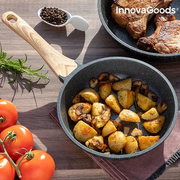 InnovaGoods гранитный эффект Премиум сковорода(20 см