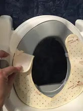 Bebé asiento ajustable con escalera de baño formación asiento plegable formación bebé orinal asiento de entrenamiento de los niños Baño