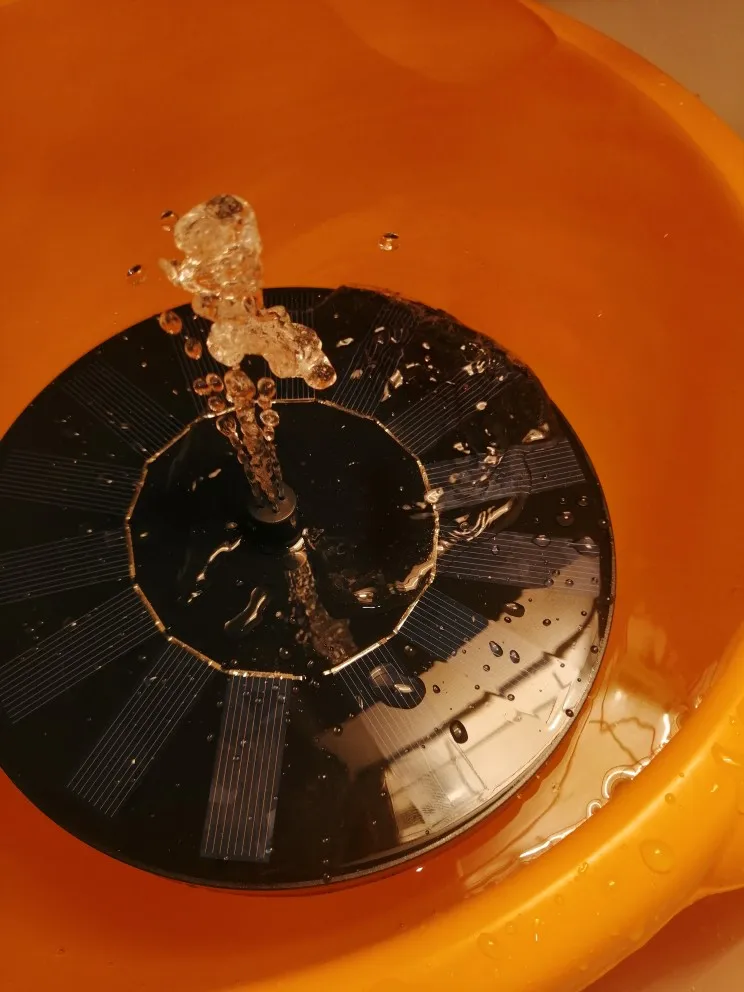 Solar Power Water Fountain Pump Solar Fontein Bird Fountain Water Floating Fountain Pond Garden Patio Decor Lawn Decoration photo review