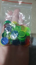 Poker-Chips Bingo-Markers Casino Plastic 4-Colors 100pcs for Fun Family Club Carnival