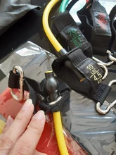 Banda con tubos de resistencia para Fitness, cuerda de tracción elástica para gimnasio y Yoga, expansor de entrenamiento, anclaje de puerta con asa y correa para el tobillo, 11 unidades