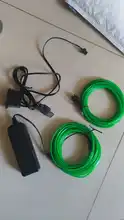 Strip LED Cable Rope-Tape Shoes Neon-Light El-Wire Glow Waterproof Flexible 3V Clothing