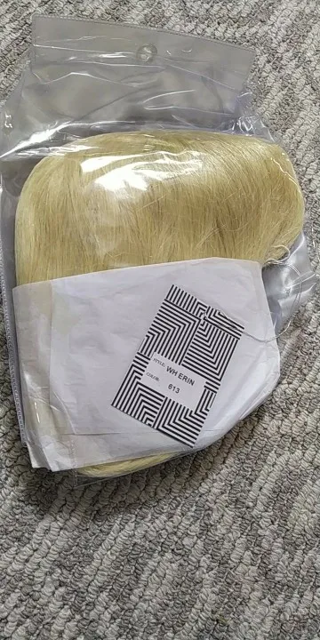 Peruvian Short Straight Human Hair Bob Cut With Bangs photo review