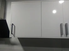 Manijas de armario cuadradas de acero inoxidable, tiradores de cajón de armario, puerta de baño, tirador para muebles de cocina, color negro, 3-15 pulgadas