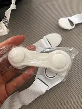 Cerradura de seguridad para puerta de cajón, 10 unidades/lote, cierres de plástico para el cuidado de la seguridad de niño y bebé, correas de protección para bebé para inodoro, armario