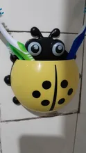 Toothbrush-Holder Rack Hanging-Organizer Suction-Cup Ladybug Bathroom-Accessories Wall-Mount