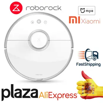

[SQUARE From Madrid Spain] 2020 Roborock S50 vacuum 2 my S55 Robot WIFI APP Control drag Mop and sweep