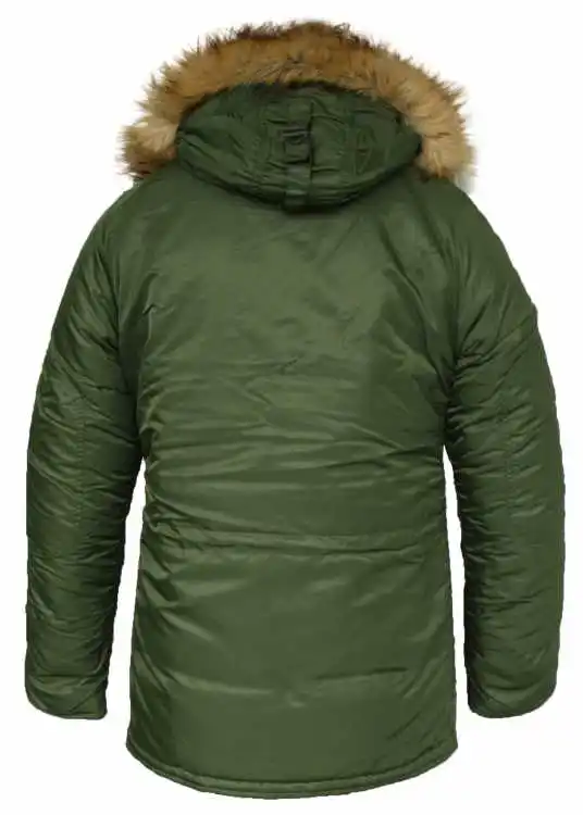 Парка Nord Denali Husky Аляска rifle green/orange