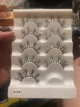 Pestañas postizas de pelo de visón sintético 3D/5D, extensiones de pestañas tupidas largas y naturales de volumen completo, utensilios de maquillaje para ojos hechos a mano, 5 pares