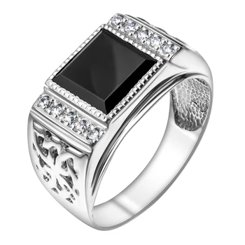 

Silver ring with cubic zirconia