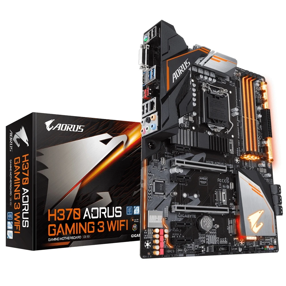 Материнская плата Gigabyte H370 AORUS GAMING 3 WIFI | Компьютеры и офис