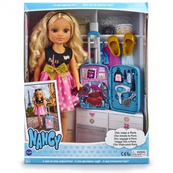 

Nancy - Chic travels to Paris, doll with suitcase and accessories toy articles created Manual