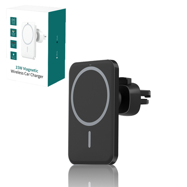 Wireless Car Charger 15W for iPhone 13 Pro mini 2 Pro Max Mini 360° Adjustable Phone Holder and I Did That Stickers
