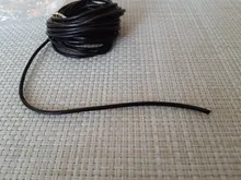 Lote de 5 metros/lote de cuerda redonda de cuero de vaca auténtico, 1-3mm, 4 colores, para pulseras DIY, 2020